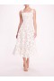 Women Marchesa Dresses | Organic Lace Midi Dress Ivory