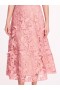 Women Marchesa Dresses | Organic Lace Midi Dress Rose