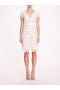 Women Marchesa Dresses | Organic Lace Mini Dress Ivory