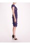Women Marchesa Dresses | Organic Lace Mini Dress Navy