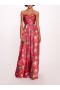 Women Marchesa Dresses | Ribbons Cape Gown Fuchsia