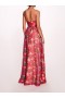 Women Marchesa Dresses | Ribbons Cape Gown Fuchsia
