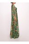 Women Marchesa Dresses | Ribbons Cape Gown Green Multi