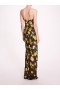 Women Marchesa Dresses | Roses Tulle Gown Yellow Black