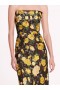 Women Marchesa Dresses | Roses Tulle Gown Yellow Black