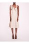 Women Marchesa Dresses | Rosette Ruffle Sundress Ivory