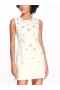 Women Marchesa Dresses | Scattered Crystal Mini Dress Ivory