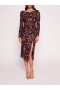Women Marchesa Dresses | Sequin Bouquets Midi Dress Multi
