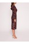 Women Marchesa Dresses | Sequin Bouquets Midi Dress Multi