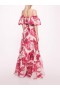 Women Marchesa Dresses | Shawna Chiffon Gown Pink Ivory