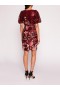 Women Marchesa Dresses | Shimmer Mini Dress Burgundy Multi