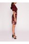 Women Marchesa Dresses | Shimmer Mini Dress Burgundy Multi