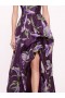 Women Marchesa Dresses | Square Neck Drape Ballgown Purple
