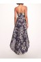 Women Marchesa Dresses | Strapless Gilded Gown Navy