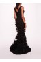 Women Marchesa Dresses | Tulle Rosette Gown Black