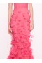 Women Marchesa Dresses | Tulle Rosette Gown Pink