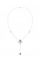 Women Marchesa Jewelry | Floral White Gold Y Necklace White Gold