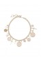 Women Marchesa Jewelry | Gold Charm Chain Link Statement Necklace Gold