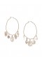 Women Marchesa Jewelry | Gold Statement Hoop Earrings With Charms Gold
