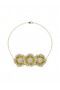 Women Marchesa Jewelry | Halo Flower Yellow Gold Bracelet Yellow Gold