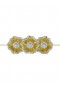 Women Marchesa Jewelry | Halo Flower Yellow Gold Bracelet Yellow Gold