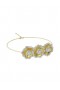 Women Marchesa Jewelry | Halo Flower Yellow Gold Bracelet Yellow Gold