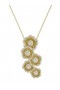 Women Marchesa Jewelry | Halo Flower Yellow Gold Necklace Yellow Gold