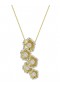 Women Marchesa Jewelry | Halo Flower Yellow Gold Necklace Yellow Gold