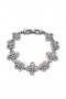 Women Marchesa Jewelry | Lace Floral Bracelet Black Diamond