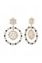 Women Marchesa Jewelry | Orbital Pearl Earring Black