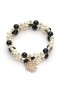 Women Marchesa Jewelry | Pearl Bracelet Set Black
