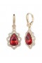 Women Marchesa Jewelry | Poised Drop Earring Red