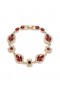 Women Marchesa Jewelry | Poised Gold Bracelet Red