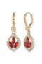 Women Marchesa Jewelry | Poised Mini Drop Earring Red