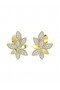 Women Marchesa Jewelry | Wild Flower Yellow Gold Earrings Yellow Gold