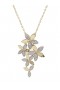 Women Marchesa Jewelry | Wild Flower Yellow Gold Pendant Necklace Yellow Gold