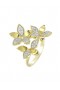 Women Marchesa Jewelry | Wild Flower Yellow Gold Ring Yellow Gold