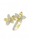Women Marchesa Jewelry | Wild Flower Yellow Gold Ring Yellow Gold