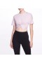 Women Marchesa Marchesa Active | Blush Pink Cropped T-Shirt With Front Twist Blush