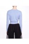Women Marchesa Marchesa Active | Light Blue Wrap Sweater Zen Blue