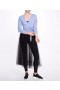 Women Marchesa Marchesa Active | Light Blue Wrap Sweater Zen Blue