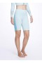 Women Marchesa Marchesa Active | Mint Green High Waisted Biker Short With Back Lace-Up Detail Mint