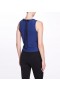 Women Marchesa Marchesa Active | Navy Blue Relaxed Tank Top With Bow Detail Navy