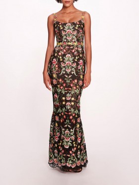Women Marchesa Dresses | Alexis Gown Black