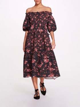 Women Marchesa Dresses | Ayana Black Pink