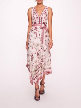 Women Marchesa Dresses | Byrn Pink Multi
