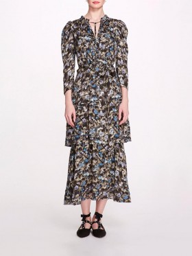 Women Marchesa Dresses | Juniper Black Blue