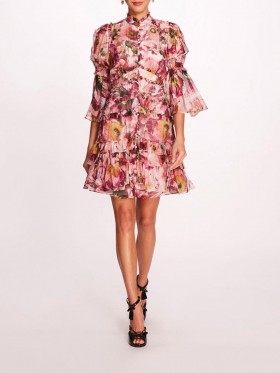 Women Marchesa Dresses | Mali Mini Dress Blush