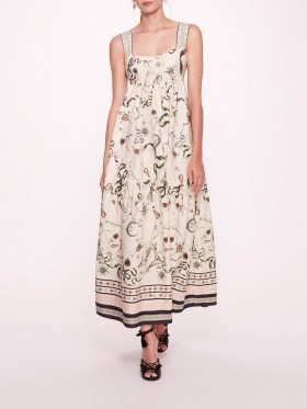 Women Marchesa Dresses | Marilla Green Multi