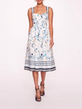 Women Marchesa Dresses | Willow Blue Multi